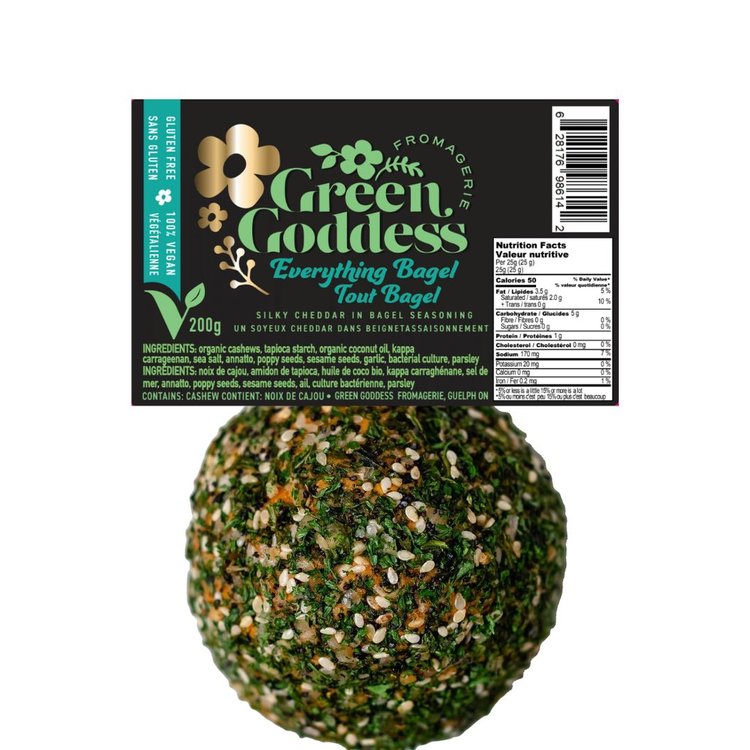 Green Goddess Vegan Everything Bagel Cheeseball