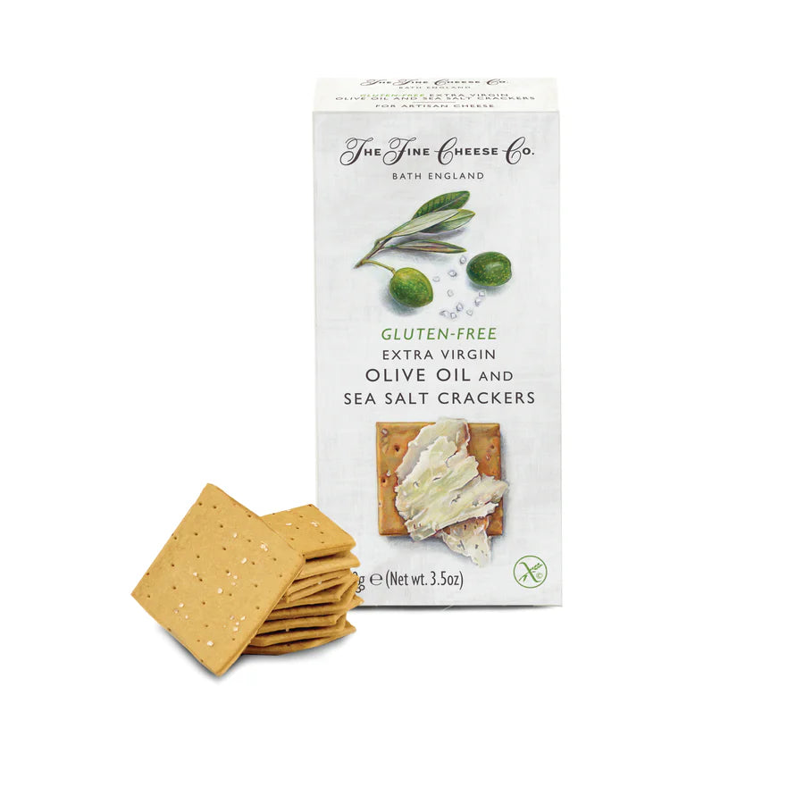 The Fine Cheese Co. Gluten-Free Extra Virgin Olive Oil &amp; Sea Salt Crackers