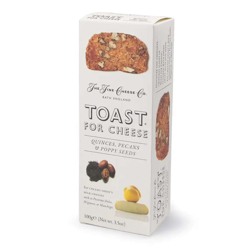 The Fine Cheese Co. Quinces, Pecans &amp; Poppy Seeds Toast