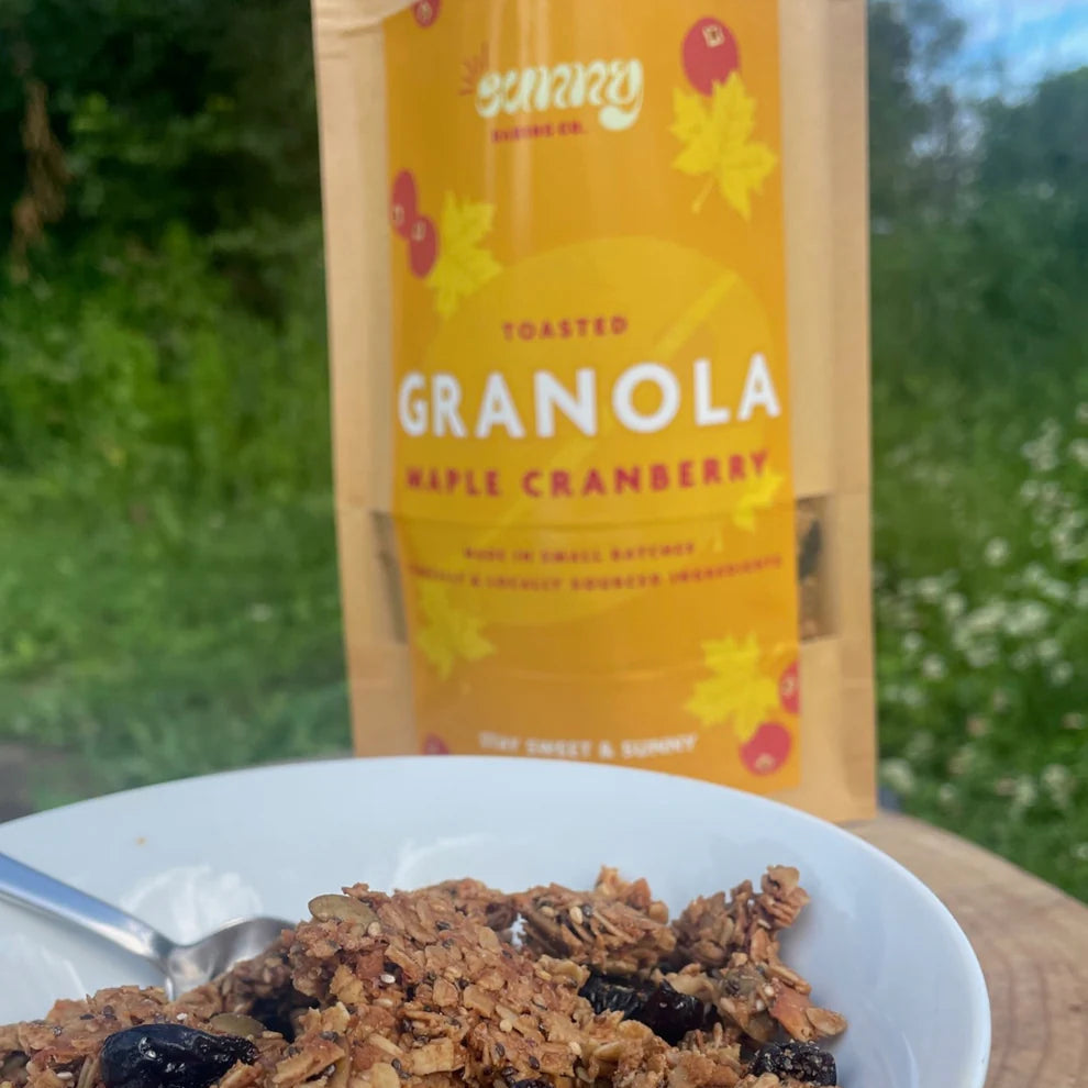 Toasted Maple Cranberry Granola