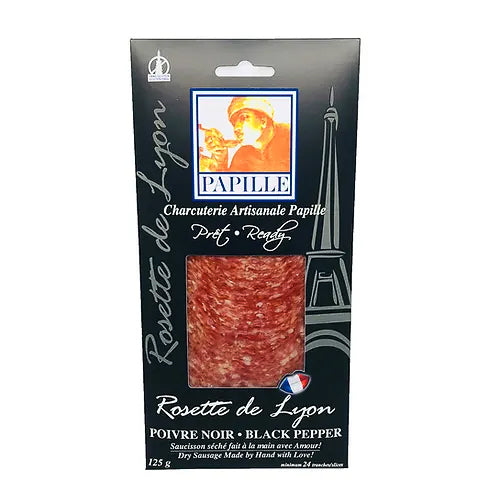 Papille - Rosette de Lyons Black Pepper - Sliced