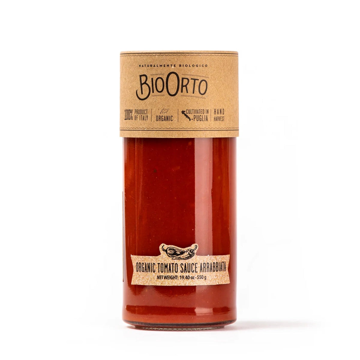 Organic Tomato Sauce Arrabbiata - Bio Orto