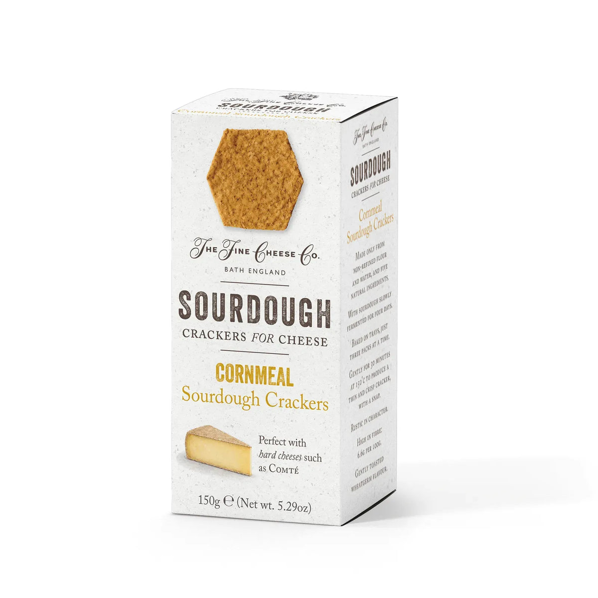 Cornmeal Sourdough Crackers