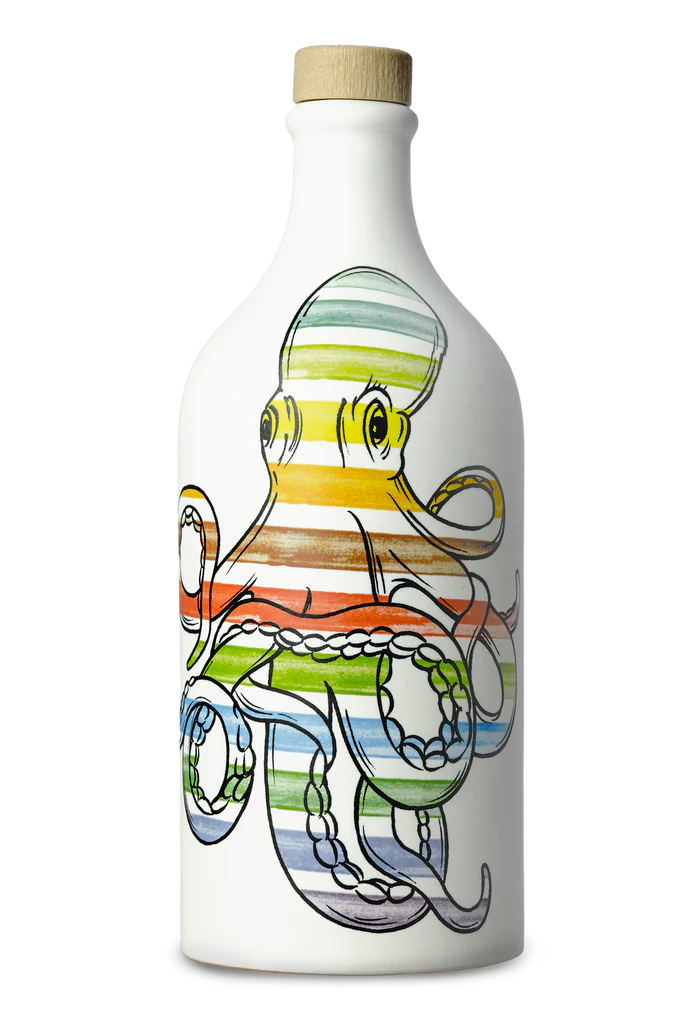 Coratina EVOO Ceramic Jar Octopus