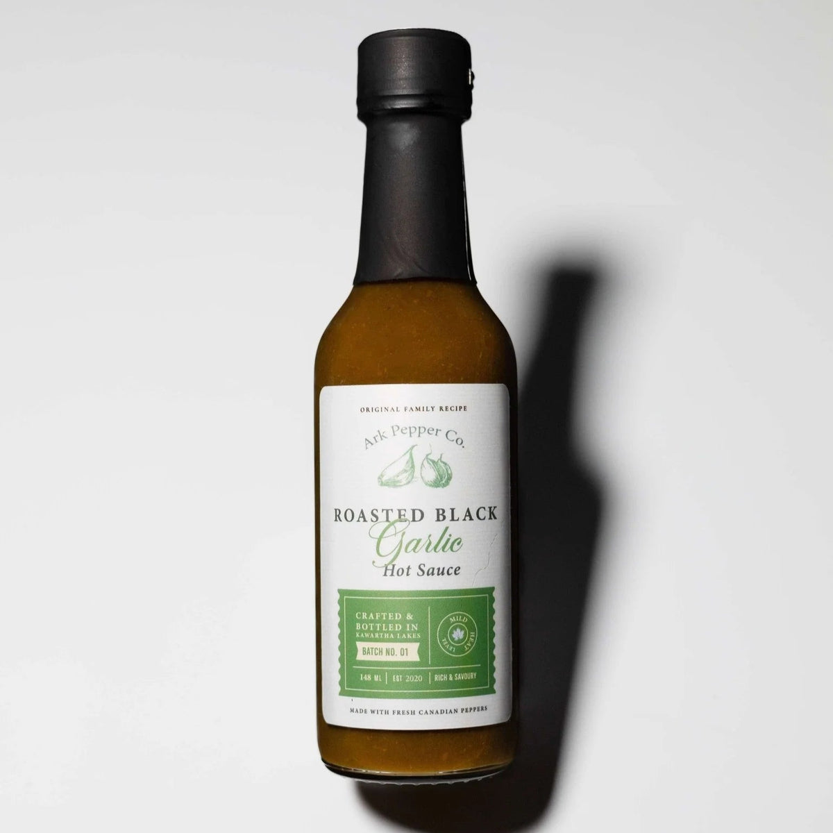 Roasted Black Garlic Hot Sauce