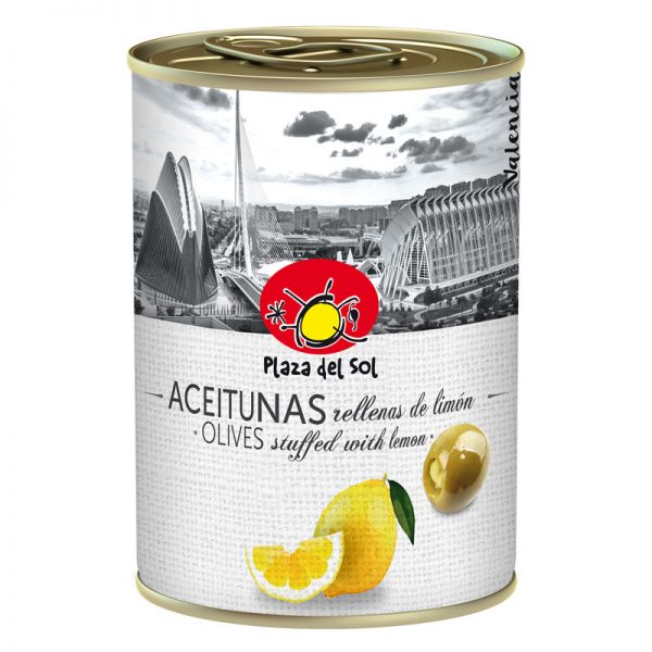 Plaza del sol Olives stuffed with Lemon