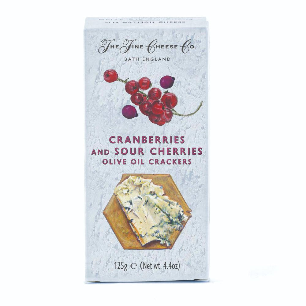 Cranberry, Sour Cherry and EVOO Crackers